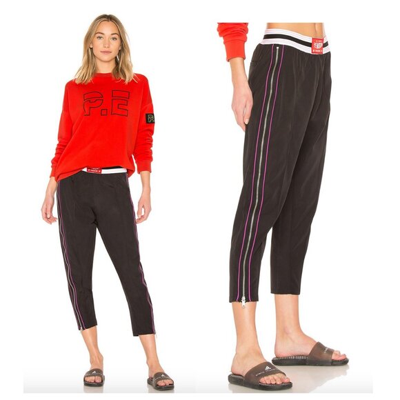 P.E NATION Track and Field pant XS retro jogger cropped - Picture 1 of 8